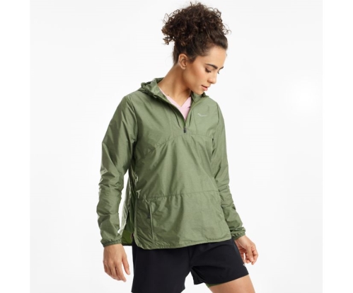 Tenis Saucony Timberline Pullover Mujer Tops Ropa Bronze Verde Heather México MX-642-KF